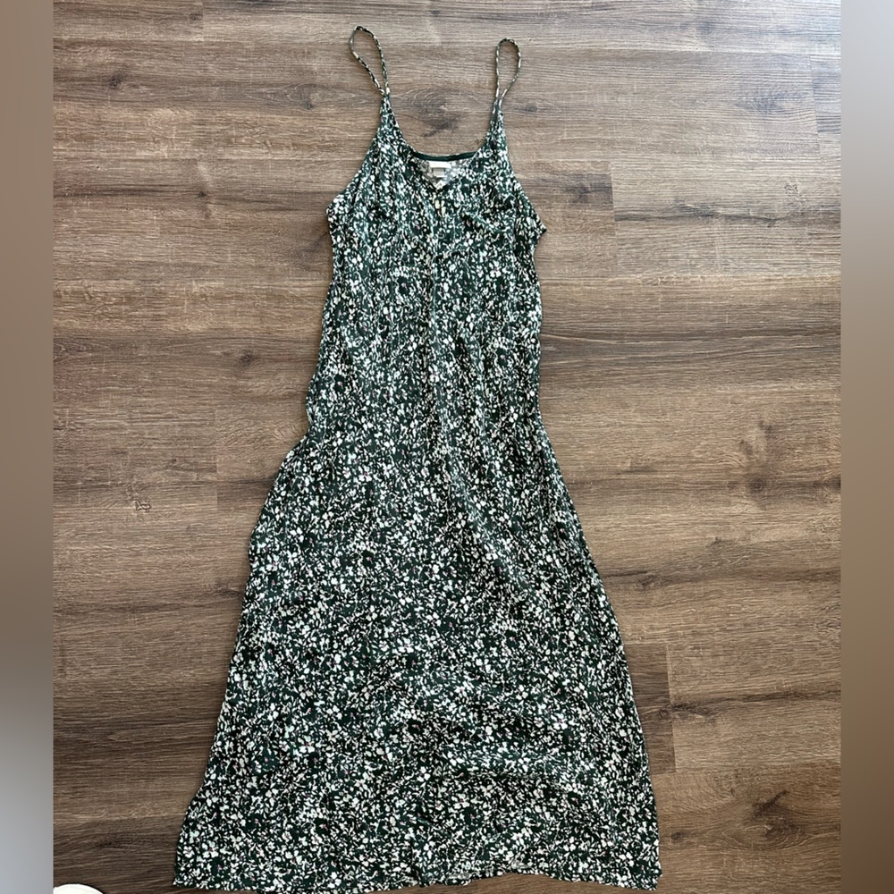 A New Day Green Halter Maxi Sundress